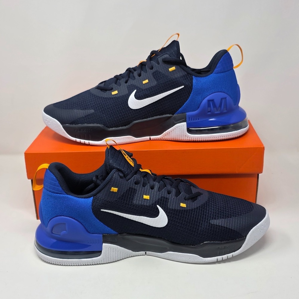 Nike Air Max DM0829-401 Alpha Trainer 5 Shoes Obsidian Blue White Mens Size 8